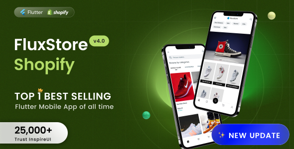 FluxStore Shopify v3.16.8 - 最佳Flutter电子商务应用