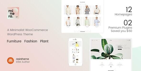 Minera v2.9.6 极简风格 WooCommerce WordPress主题 - 轻量设计，高效电商解决方案