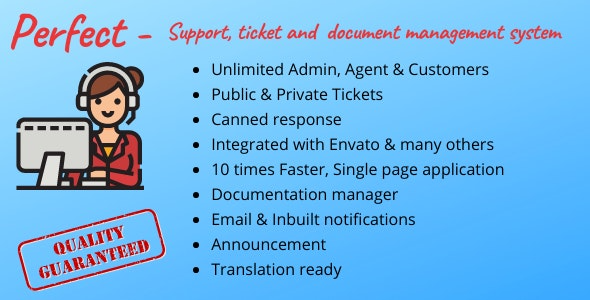 Perfect Support ticketing & document management system (v1.7) - 完美支持工单和文档管理系统