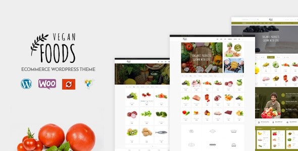 Vegan Food v5.2.32 Organic Store Responsive WooCommerce WordPress Theme - 纯素食有机商店响应式WooCommerce主题