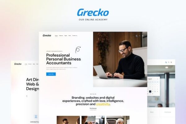 Grecko v5.9.0 多功能企业WordPress主题 - 响应式设计与多样化布局