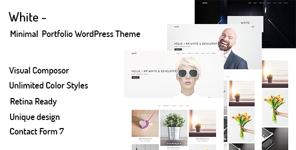 White (v5.0) 极简作品集WordPress主题