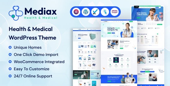 Mediax v1.0 Health & Medical WordPress Theme - 医疗健康WordPress主题