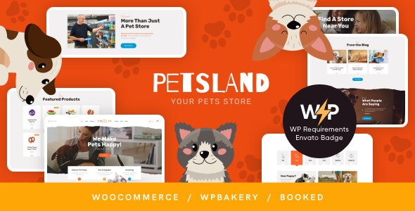 Pets Land (v1.2.7) 宠物店与兽医WordPress主题