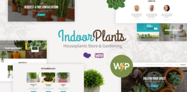 Indoor Plants (v1.2.6) 室内植物商店和园艺WordPress主题
