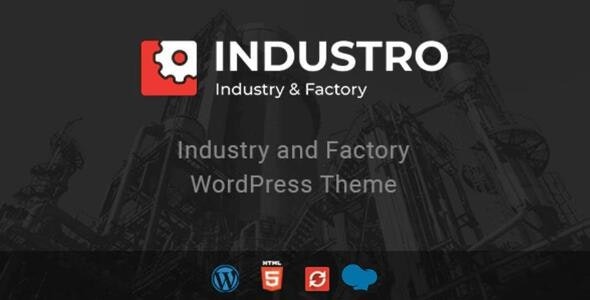 Industro v1.1.1 工业与工厂 WordPress主题 - 专业工业风格网站模板