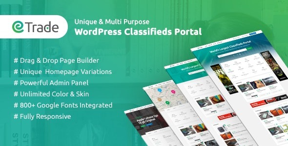 Trade v.3.3.7 现代分类广告WordPress主题 - 专业在线交易平台解决方案