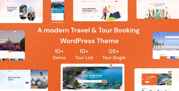 Tourio - 旅游与旅行预订WordPress主题 v1.0.2