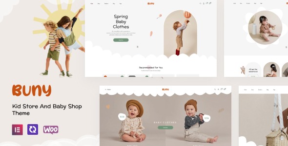 Buny v1.0.6 儿童商店和婴儿用品店WordPress主题