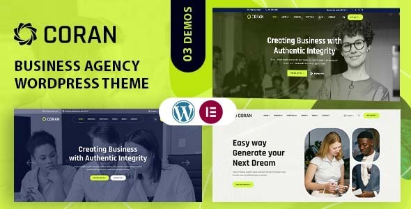Coran v1.0.3 Business Agency WordPress Theme - 商业机构企业网站主题