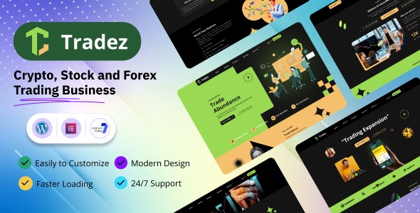 Tradez v1.0.0 Forex and Stock Broker WordPress Theme - 外汇与股票经纪WordPress主题