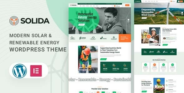 Solida v1.0.1 太阳能与可再生能源WordPress主题