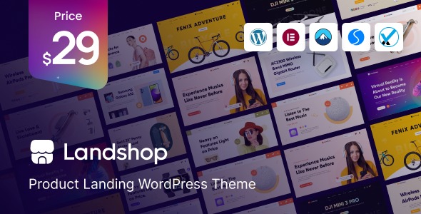 Landshop v1.0 产品着陆页WordPress主题 - 专业产品展示与营销解决方案