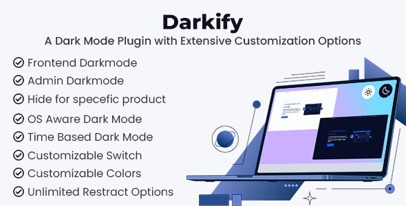Darkify (v1.0.4) WordPress暗黑模式插件 - 为您的网站增添夜间浏览体验