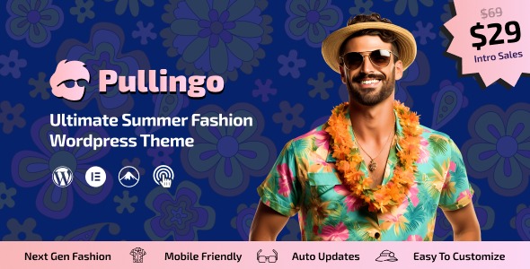 Pullingo (v1.0.3) 多功能WooCommerce主题 - 时尚电商网站设计