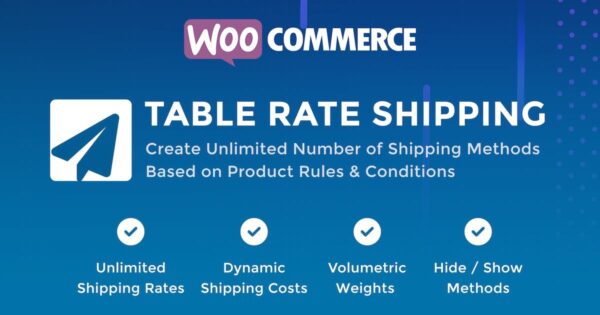 WooCommerce Table Rate Shipping By ZendCrew v1.3.1 - WooCommerce表格运费计算插件