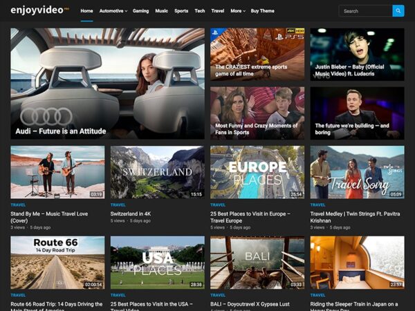 EnjoyVideo Pro (v1.1.3) WPEnjoy Theme - 专业视频WordPress主题
