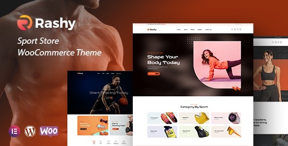 Rashy v1.0.8 Sport Store WooCommerce Theme - 运动商店WooCommerce主题