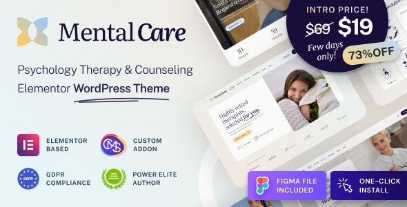 Mental Care v1.0.4 心理治疗与咨询心理学家WordPress主题