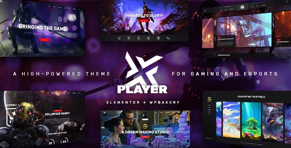 PlayerX v2.2 Gaming and eSports Theme - 高性能游戏与电子竞技WordPress主题