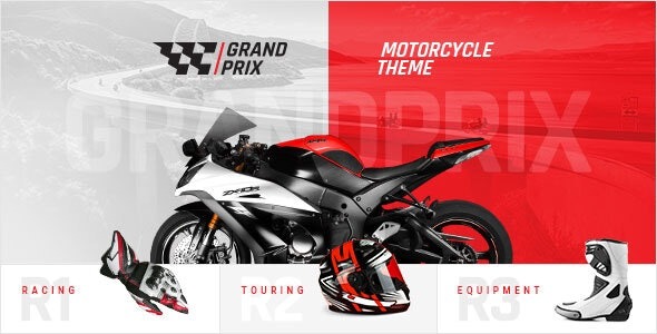 GrandPrix (v.1.6) Motorcycle WordPress Theme - 摩托车赛车主题