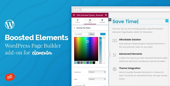 Boosted Elements v6.3 WordPress页面构建器Elementor插件增强版