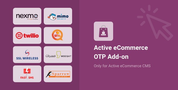 Active eCommerce OTP Add-on v2.7 - 增强电商平台安全性的OTP验证插件