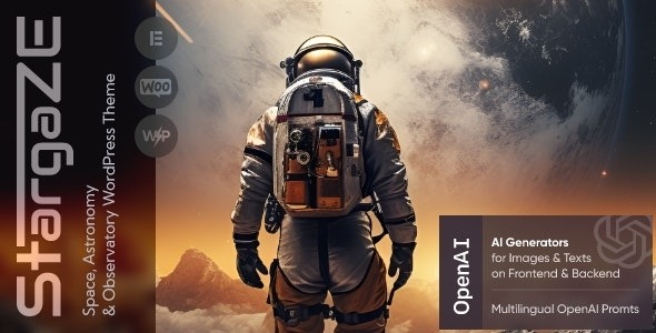 Stargaze v1.2.0 太空、天文学和天文台 WordPress主题