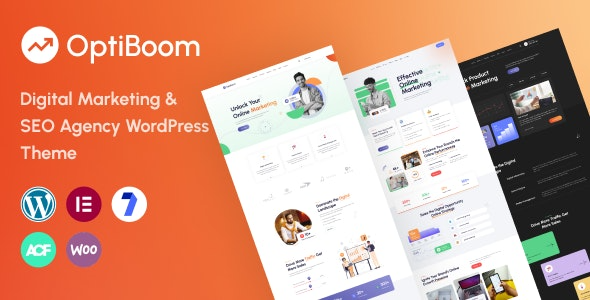 OptiBoom (v1.0.5) 数字营销与SEO机构WordPress主题