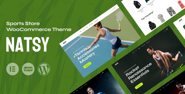 Natsy v1.0.3 Sports Store WooCommerce Theme - 专业体育用品商店WordPress主题