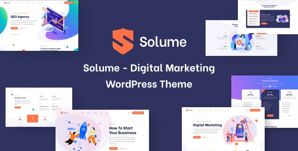 Solume v1.1.0 数字营销WordPress主题 - 专业在线推广解决方案