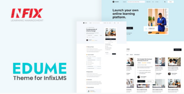 EduMe Theme v1.8 Infix LMS Laravel学习管理系统主题