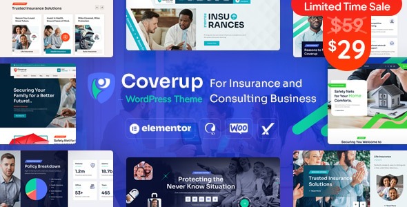CoverUp v1.0 保险与咨询业务WordPress主题 - 专业企业网站解决方案
