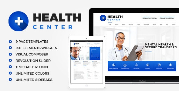 Health Center (v2.2) 医疗健康WordPress主题