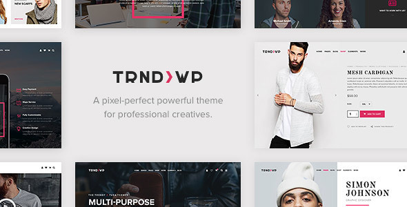 Trendy v1.3 创意多功能WordPress主题 - 现代设计与多样化用途