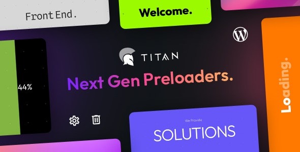 Titan Preloaders & Page Transitions WordPress Plugin (v1.2.5) - 强大的WordPress预加载和页面过渡效果插件