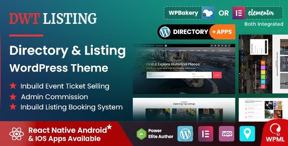 DWT Listing (v3.3.4) 目录和列表WordPress主题