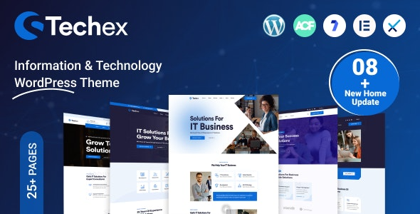 Techex (v1.0.9) IT解决方案与技术WordPress主题