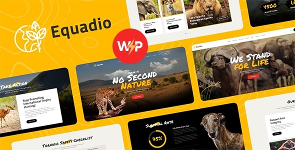 Equadio v1.0.4 非营利和环保组织WordPress主题