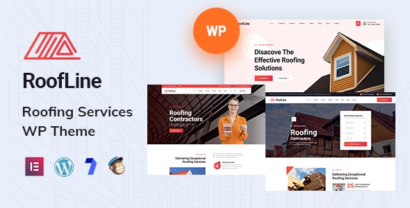 RoofLine v1.0 Roofing Services WordPress Theme - 专业屋顶服务WordPress主题
