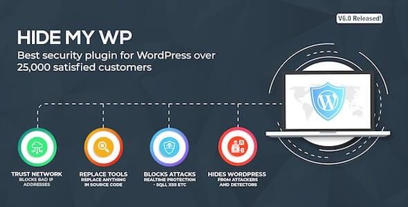 Hide My WP v6.2.12 WordPress安全插件 - 保护您的网站免受黑客攻击