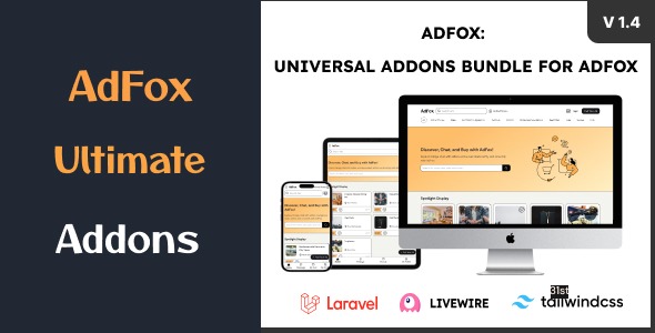 Universal Addons Bundle for AdFox – 满足您所有需求的万能扩展包 v1.4