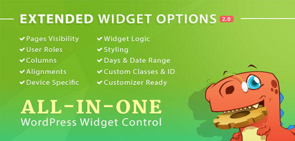 Activated* Extended Widget Options (v5.2.1) 全能WordPress小部件控制插件