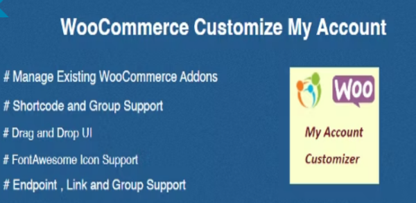 WooCommerce Customize My Account Pro v4.4.0 - 专业WooCommerce我的账户页面定制插件