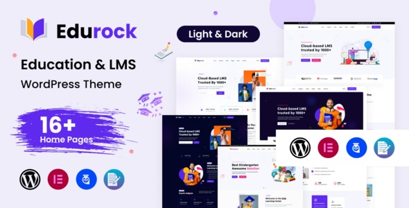 Edurock v1.0.9 教育与在线学习管理系统WordPress主题