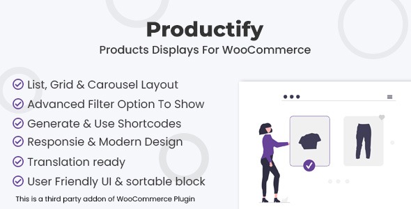 Productify v1.1.3 WooCommerce产品展示插件 - 高效展示您的商品