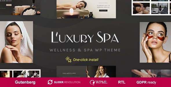 Luxury Spa v1.2.9 美容水疗与健康度假村主题 - 高端水疗中心WordPress主题