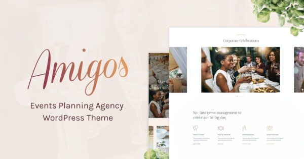 Amigos (v1.1.8) 派对与庆典活动机构WordPress主题
