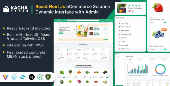 KachaBazar v1.8.0 – React Next Js电子商务解决方案