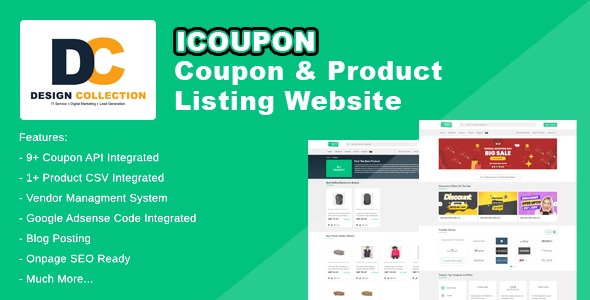 iCoupon v9.0优惠券与产品列表网站主题 - WordPress优惠券网站模板